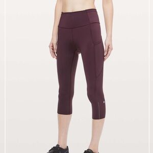 Lululemon Fast and Free Crop